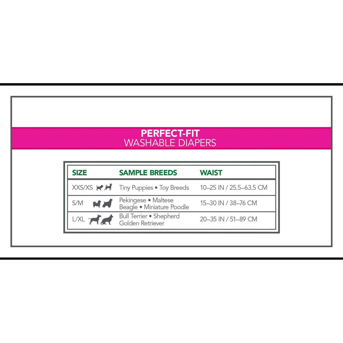 Washable Female Dog Diaper 1 Pack L493509