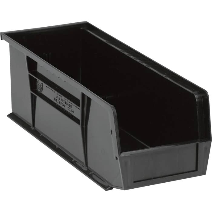 Heavy Duty Stacking Bins Black Carton of 12 W9974