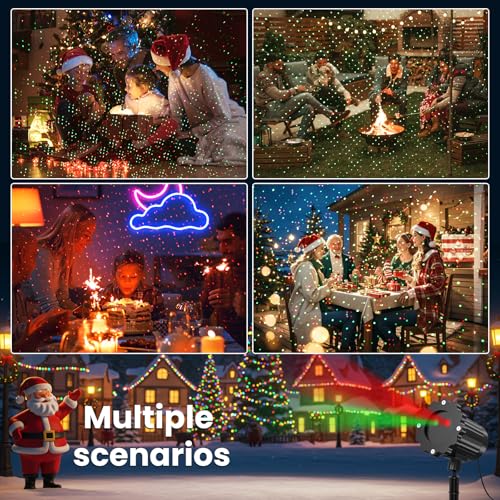 Waterproof Christmas Laser Lights Outdoor with Remote F69906