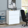 White Heavy-Duty Lateral File Cabinet Q6202