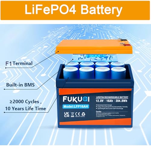 12V 20Ah LiFePO4 Lithium Battery D7220
