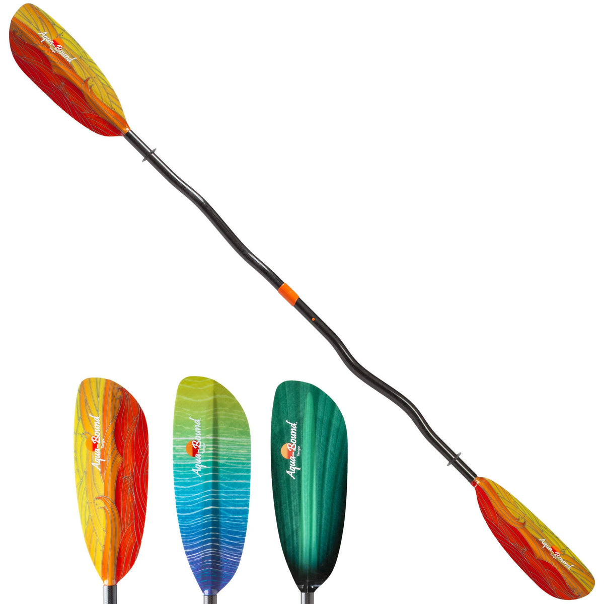 Fiberglass Bent Shaft 2-Piece Kayak Paddle L923