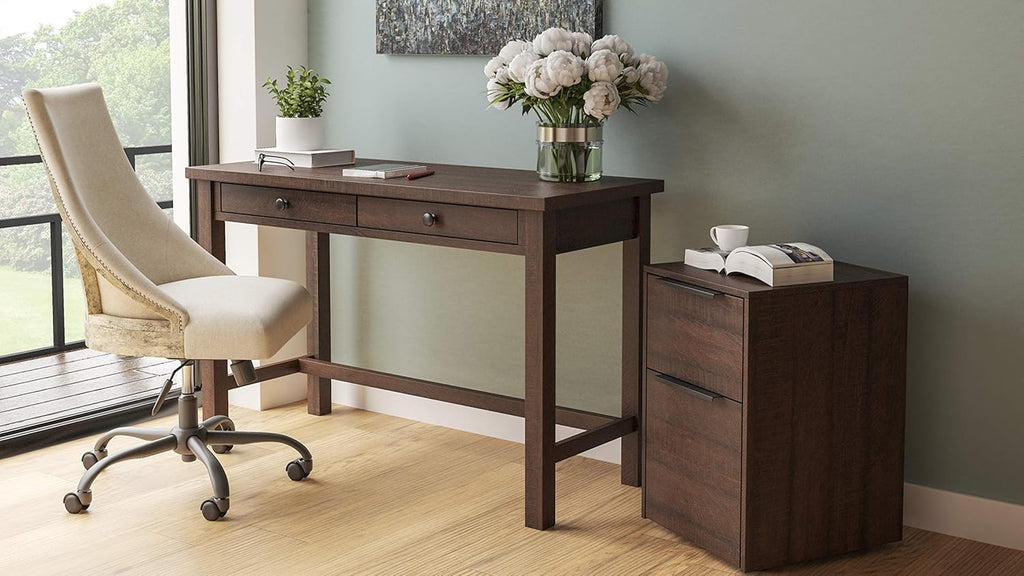 Modern Home Office Writing Desk with Drawers G428684