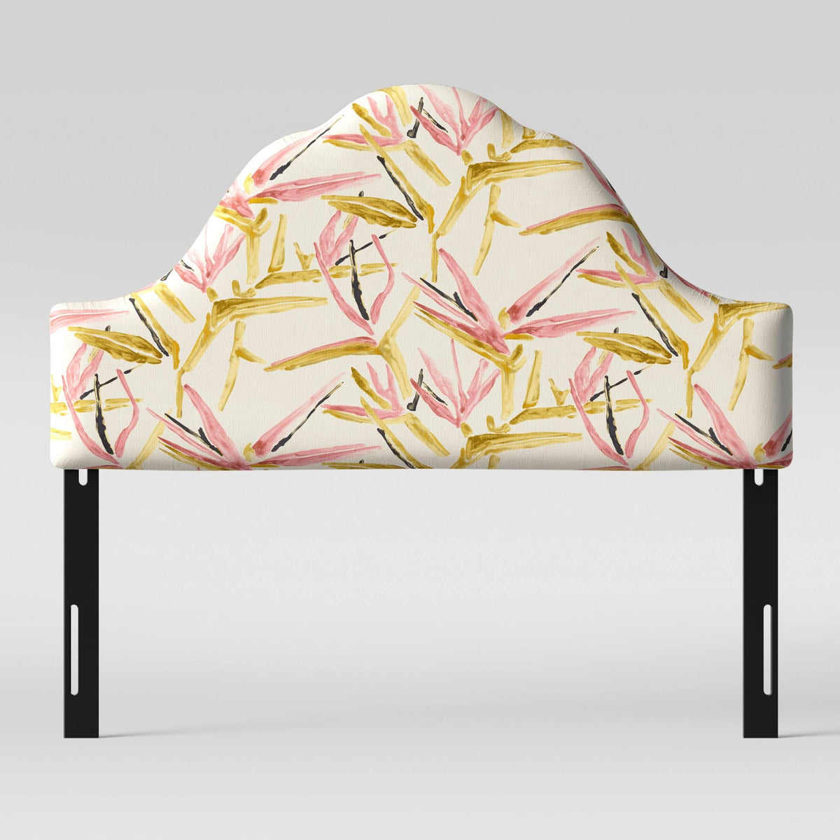 Pink Cream Arched Headboard A435