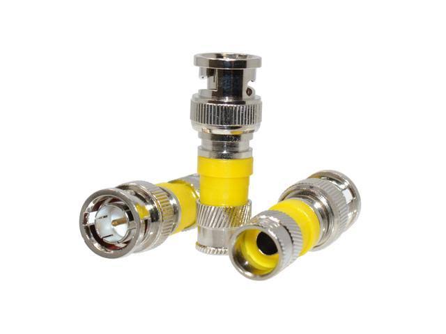 Black RG6 Quad Shield Coaxial Cable 500ft with Compression Tool and Connectors X961