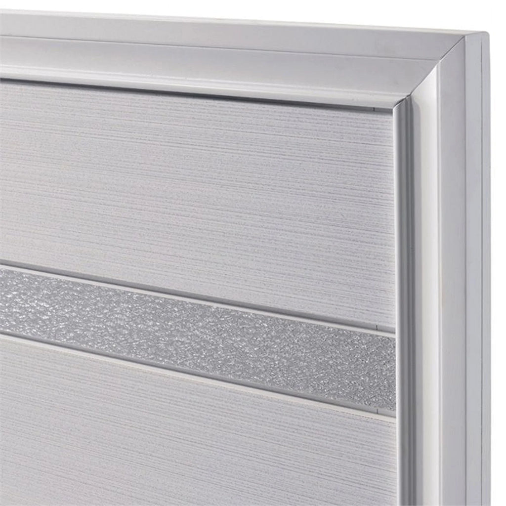 White Solid Wood Queen Storage Bed L60142