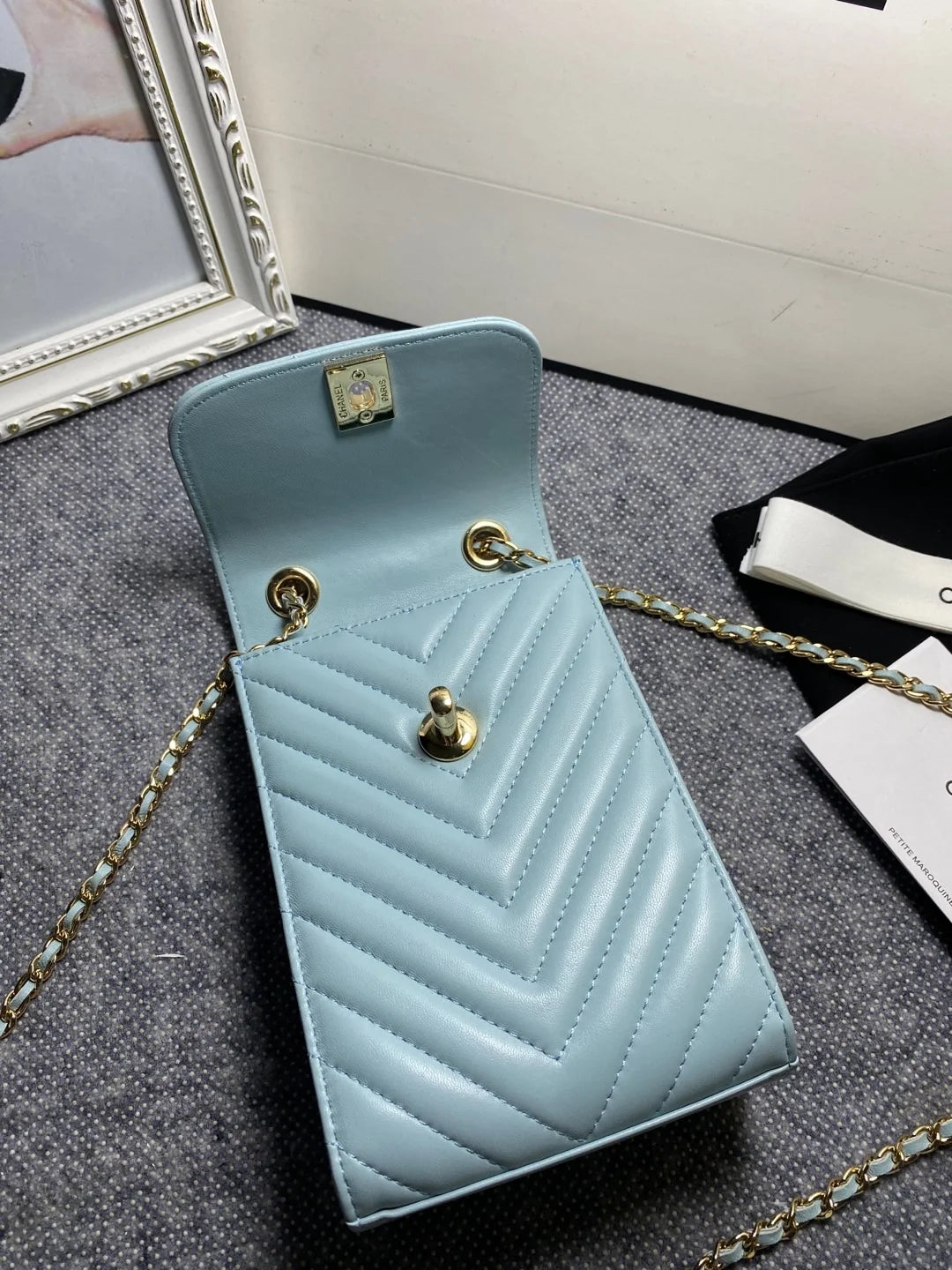 Light Blue Bag Q917