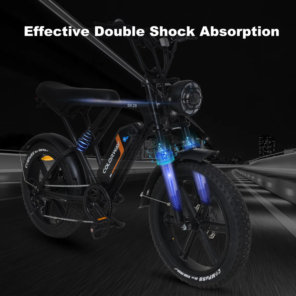 750W Electric Bike 20X4.0 Fat Tire 48V 15Ah Battery L175515