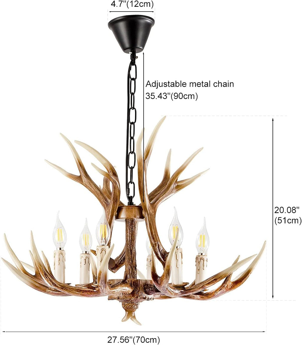 6 Lights Antler Chandelier Z91153