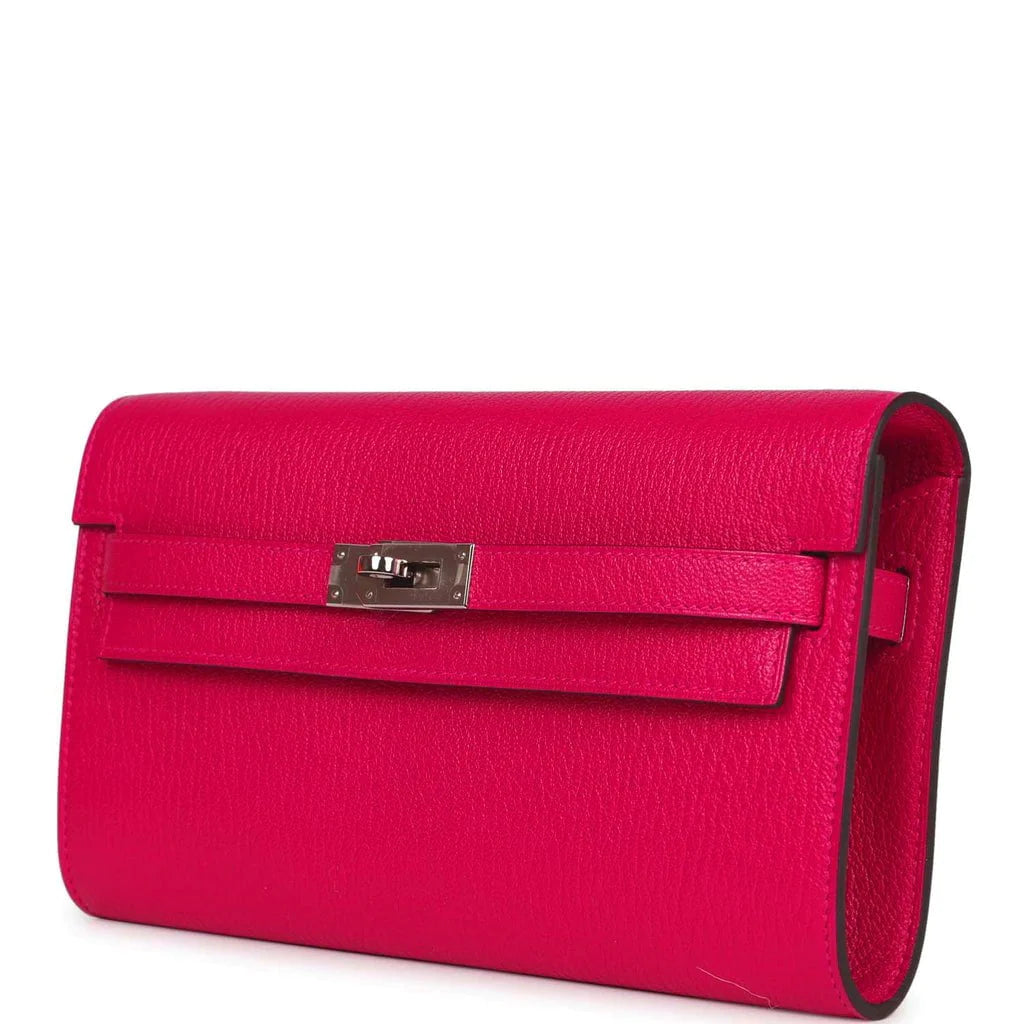 Rose Mexico Chevre Wallet N79604