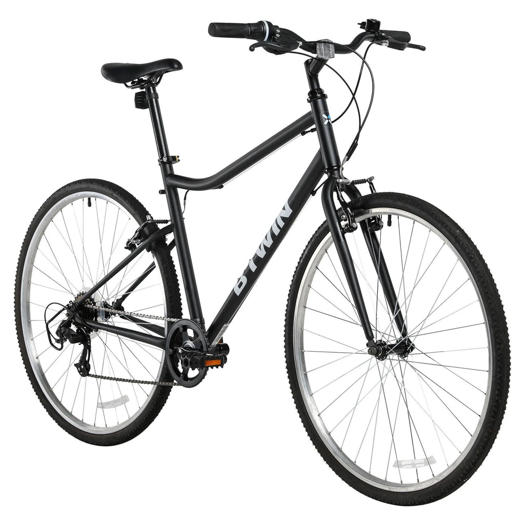 Black 6-Speed Adult Hybrid Bike B3299