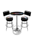 2 Stools with Back & Table N811