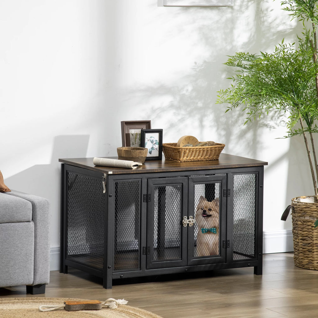 Furniture Style Dog Crate with Openable Top J722