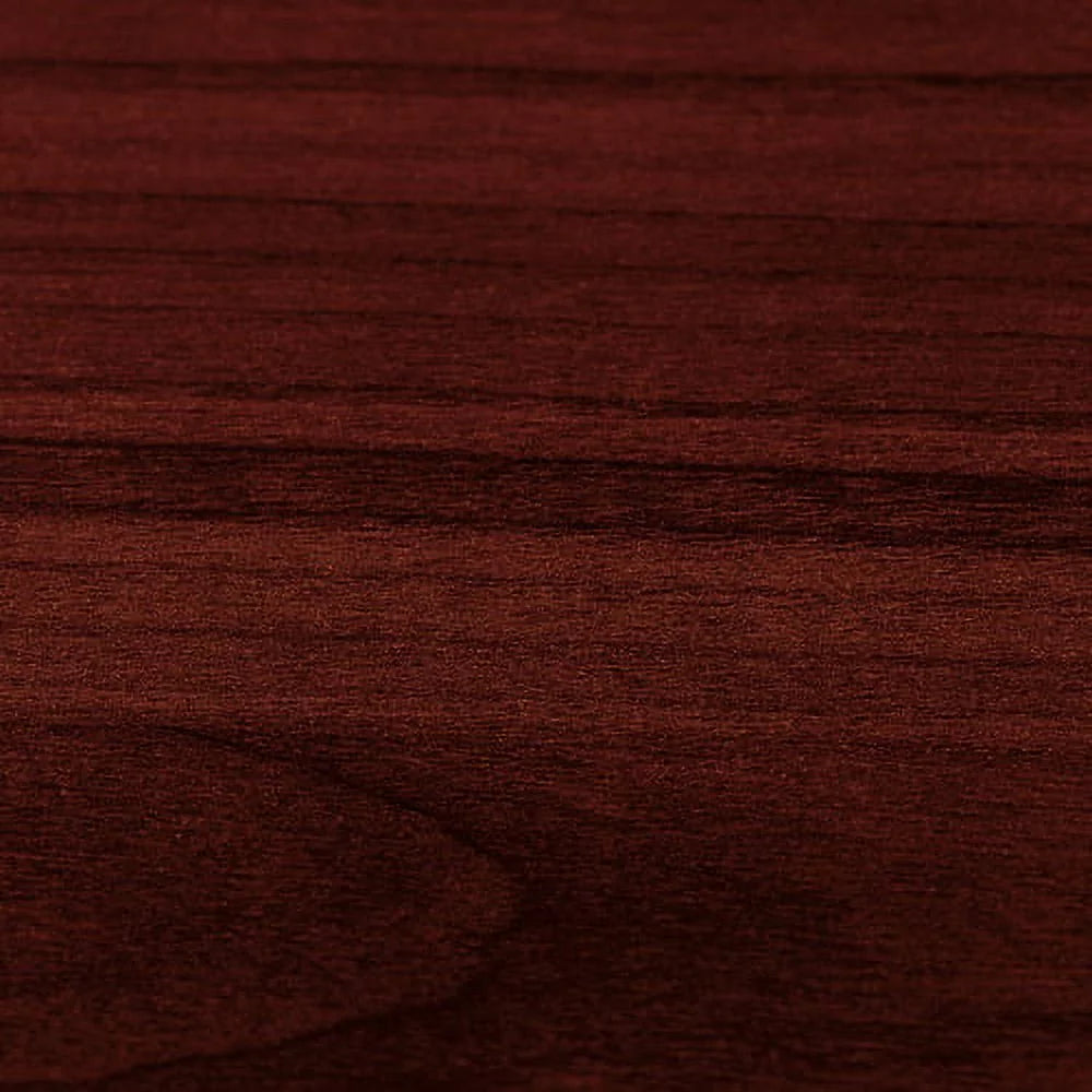 Mahogany Laminate Left-Pedestal Desk O21794