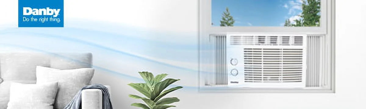 5000 BTU White Window AC J13193