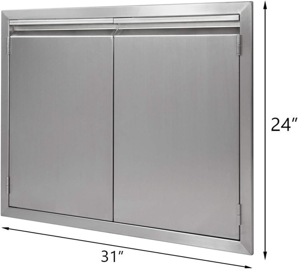 35 W x 24 H 304 Stainless Steel BBQ Access Door B64638