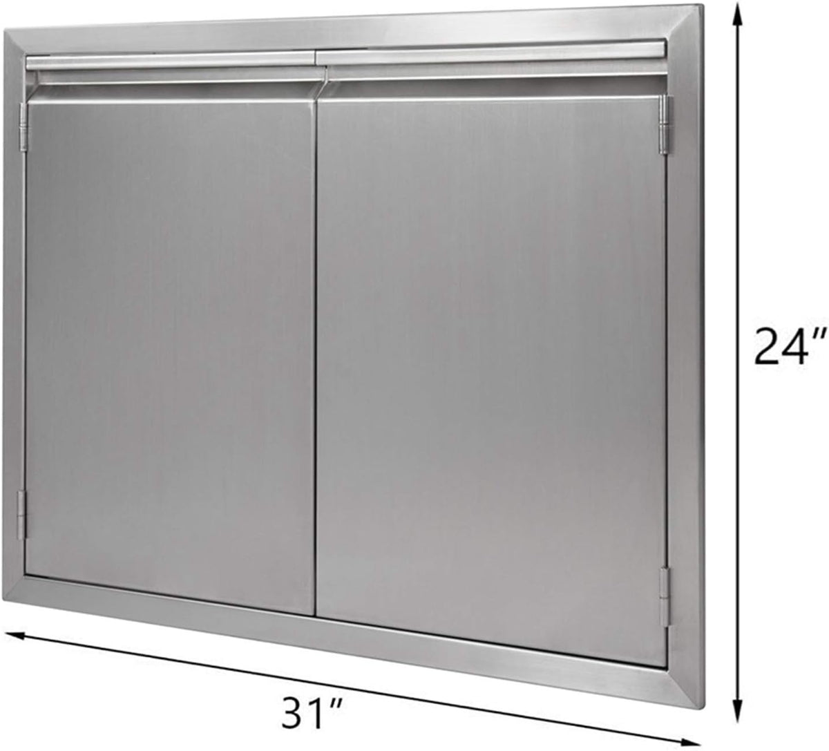 35 W x 24 H 304 Stainless Steel BBQ Access Door B64638