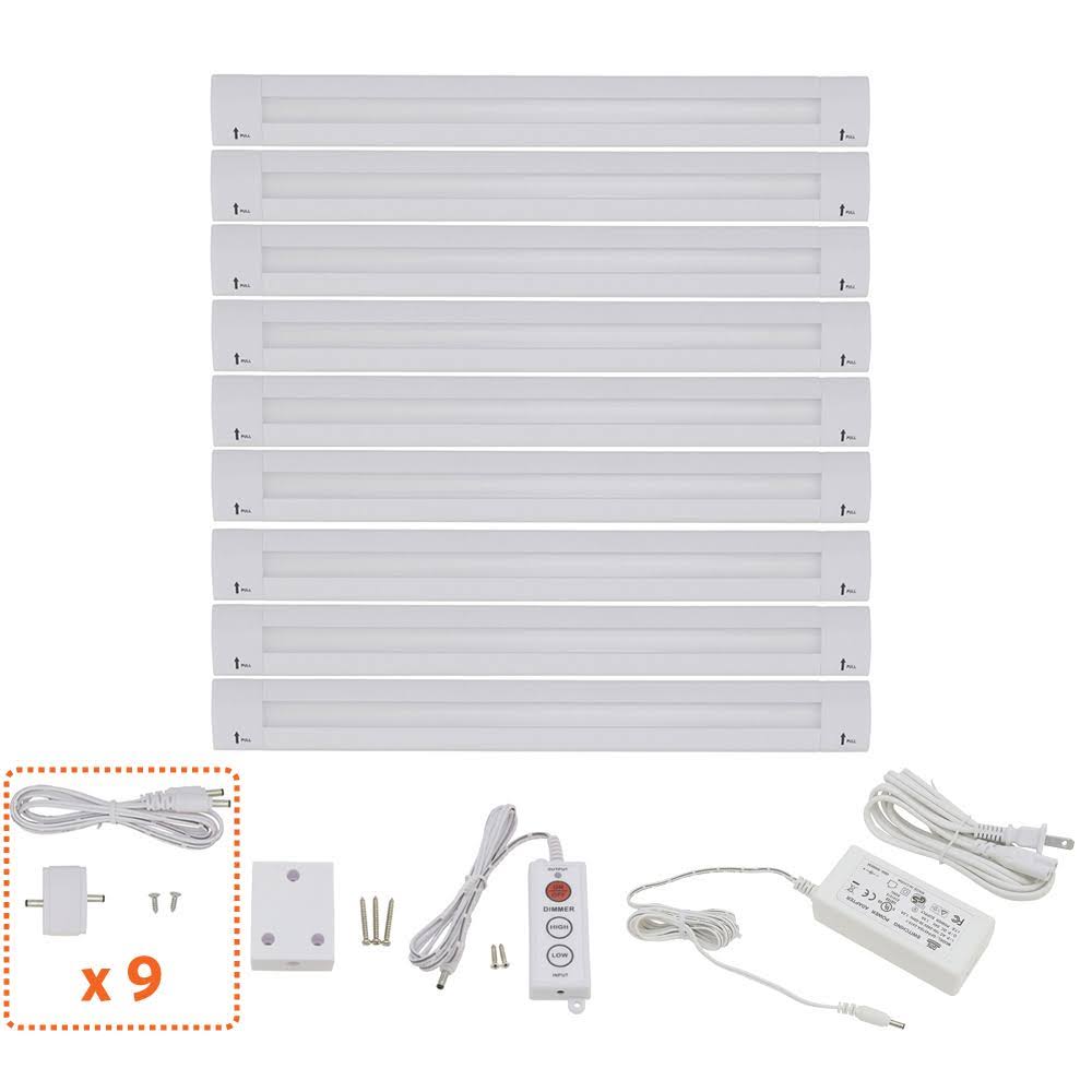 12 inch Warm White Modular LED Under Cabinet Lighting 9 Panel P531