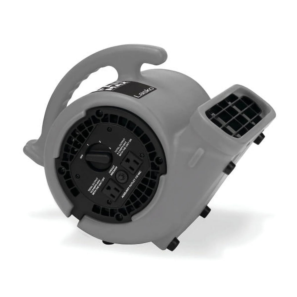 3-Speed Air Mover Floor Fan with Outlets I64760