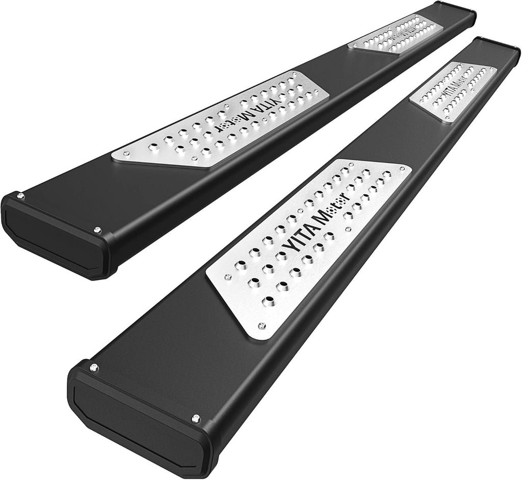 6.5 Inches Anodized Black Running Boards A2322