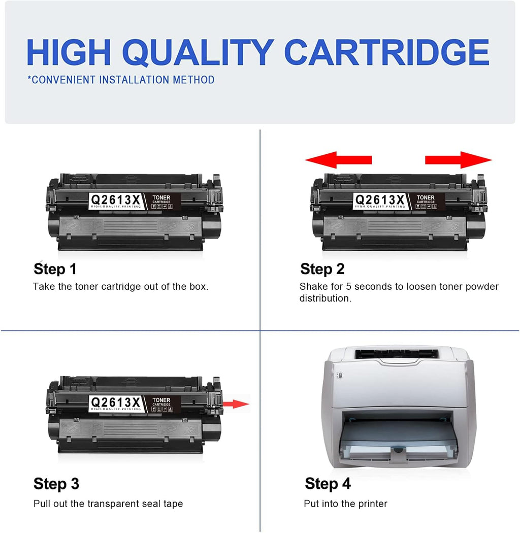 Compatible Toner Cartridges Replacement Black 4-Pack A225460