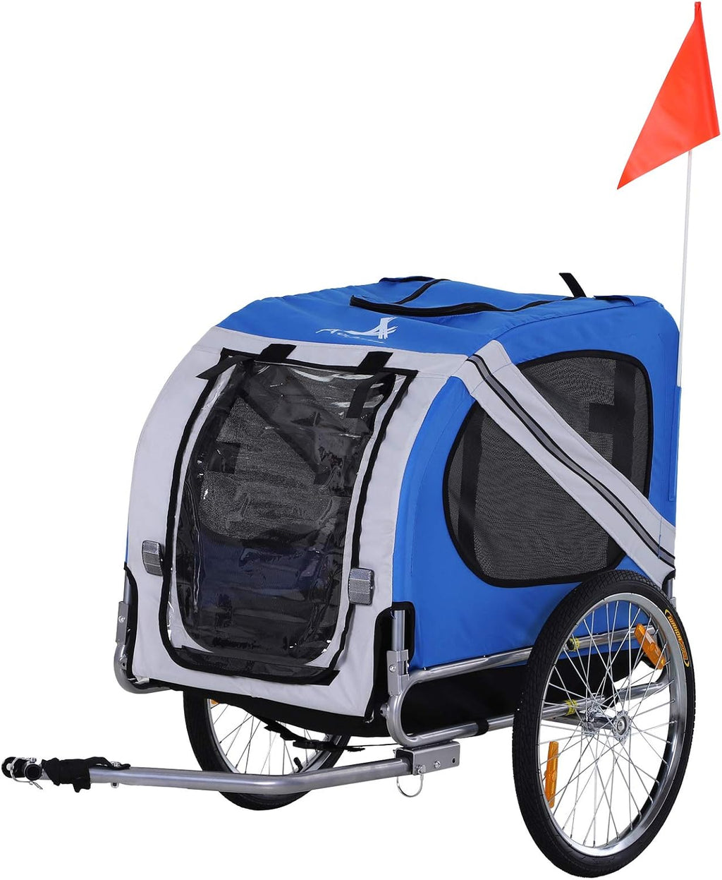 Light Blue/Grey Dog Bike Trailer E9025