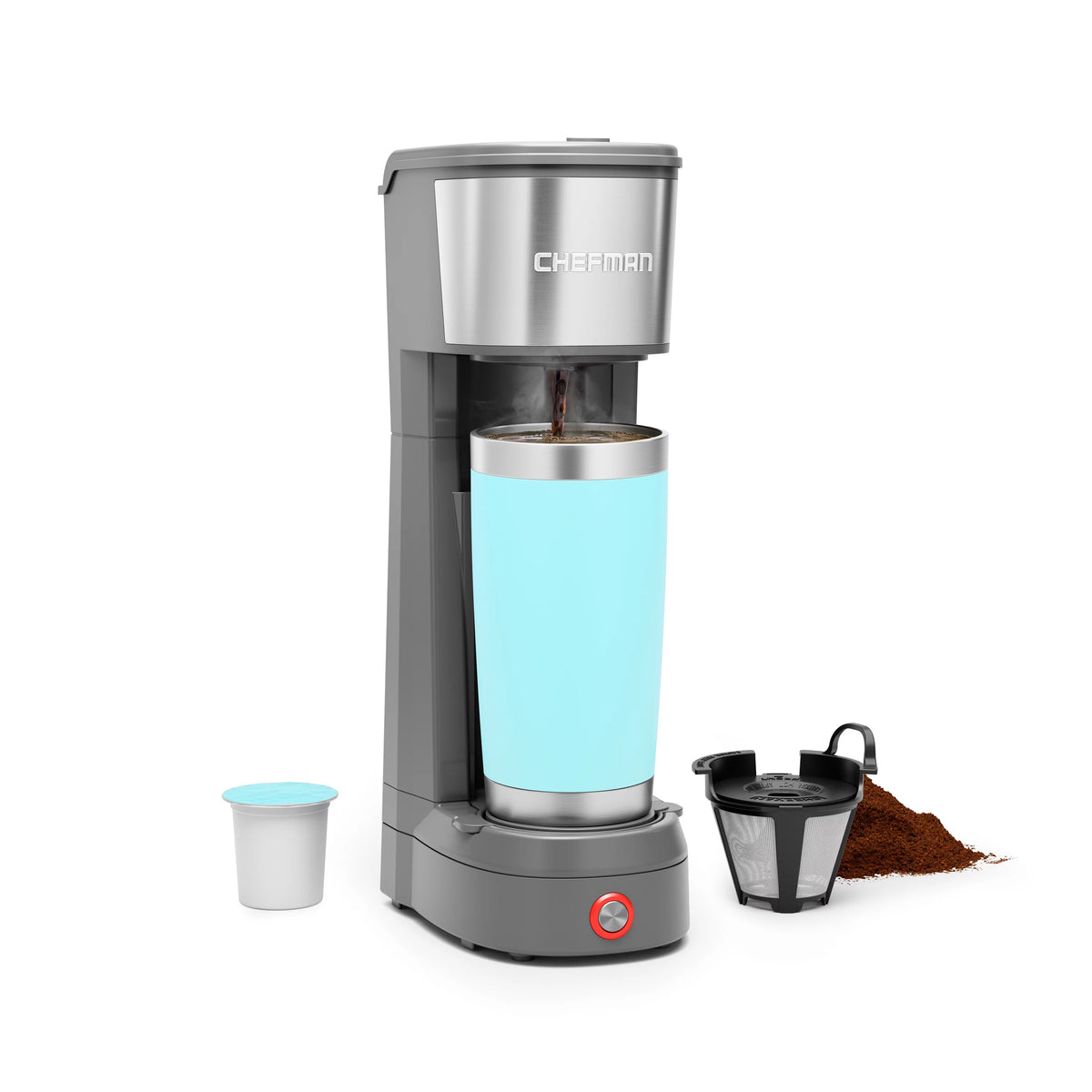 Grey Coffee Maker V80888