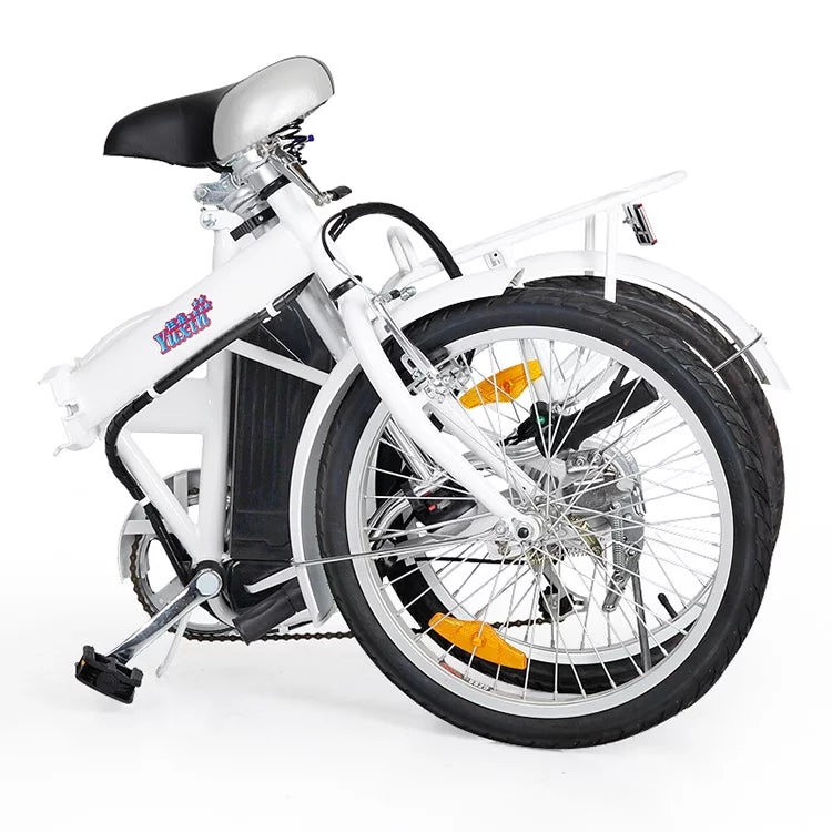 20" Folding Electric Bike with Removable Lithium-Ion Battery, 250W, Blue D6832