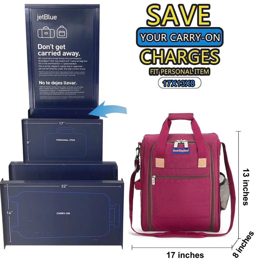 17" Personal Item Under Seat Duffel J4724