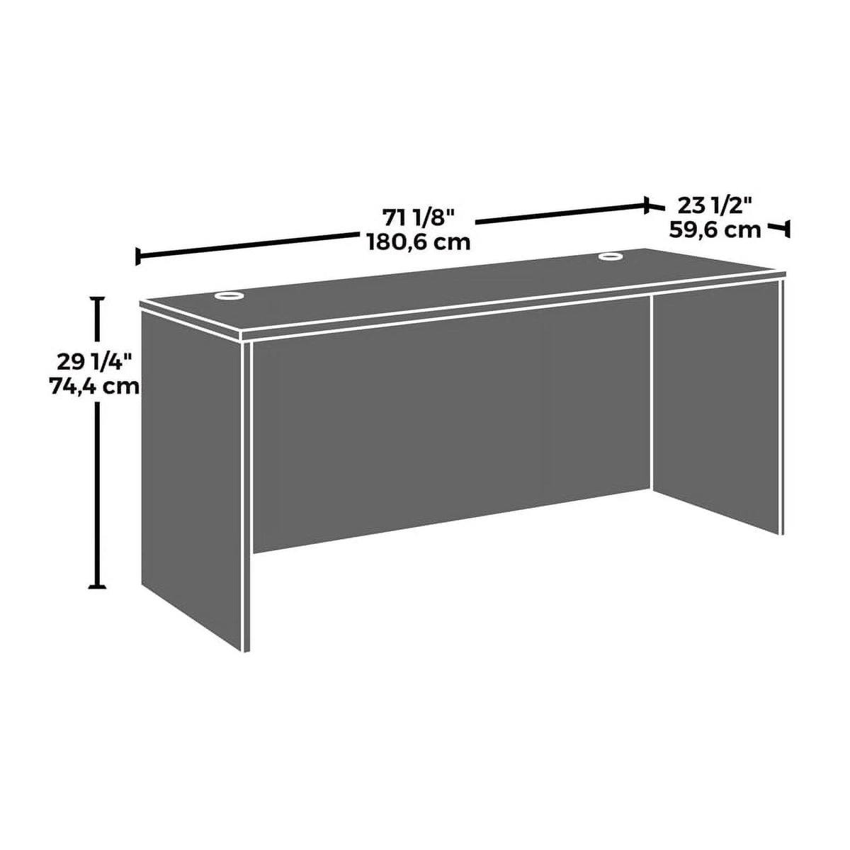 Engineered Wood Desk with Hutch E8248