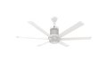 White 60 Ceiling Fan with LED E51055