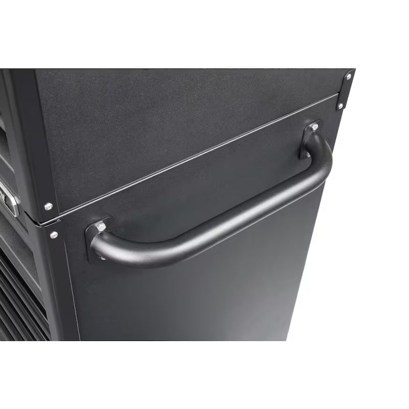 Heavy Duty 23-Drawer Rolling Tool Chest and Top Tool Cabinet Set in Matte Black J688