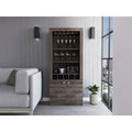 Dark Walnut Bar Cabinet D64675