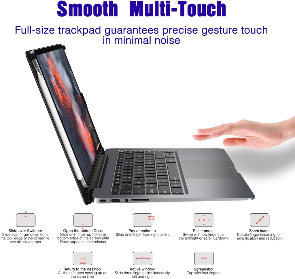 Magnetic Backlit Keyboard Case with Touchpad U519511