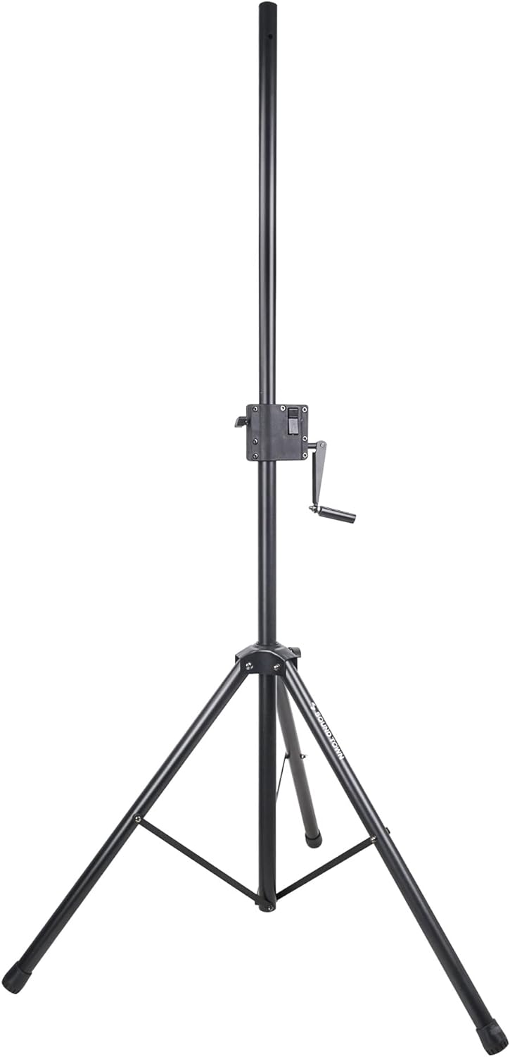 2-Pack Crank-Up Tripod Speaker Stands with Carry Bags I2420