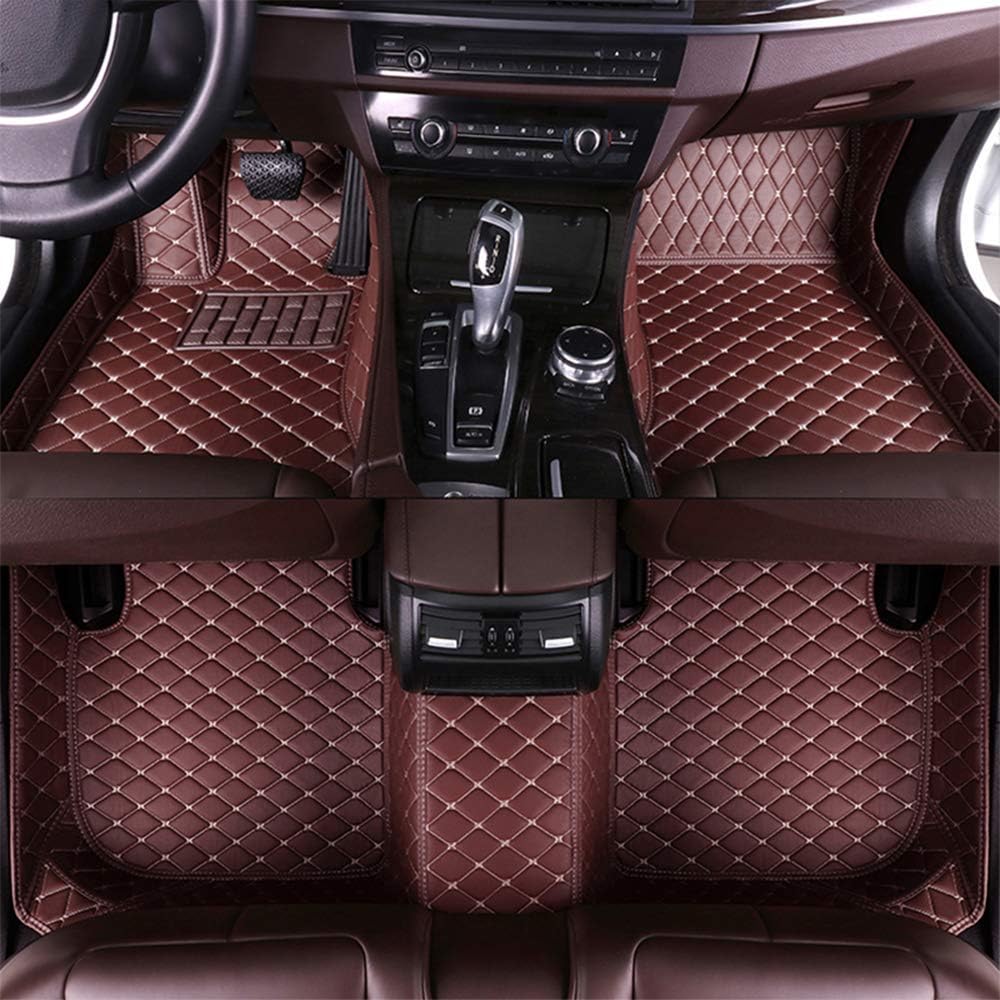 Custom Car Floor Mat XPE Leather Waterproof Brown K870052