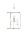 4 Light Polished Nickel Foyer Light F804