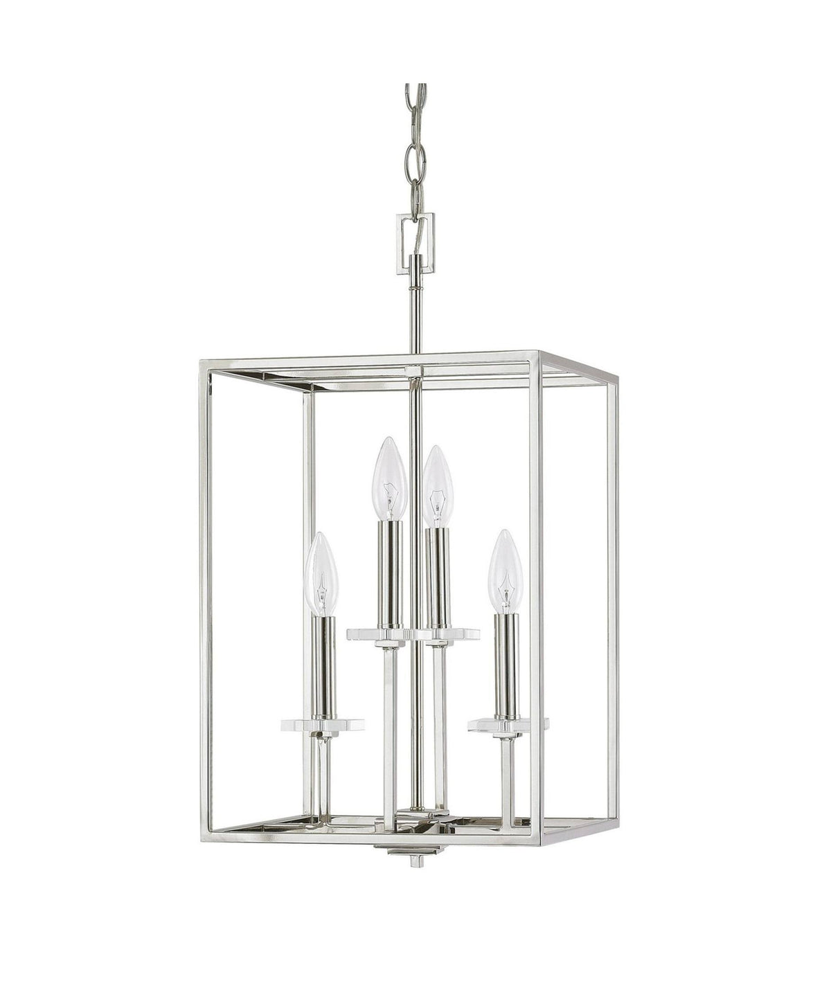 4 Light Polished Nickel Foyer Light F804