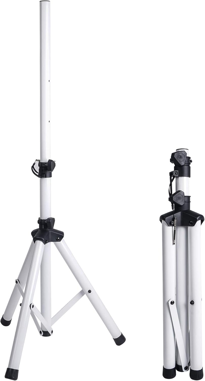 2-Pack Crank-Up Tripod Speaker Stands with Carry Bags I2420