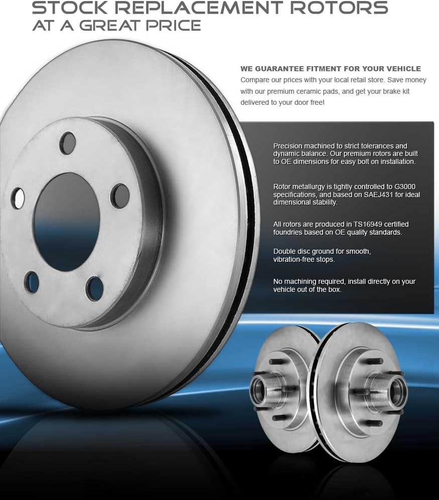 Brake Disc Rotors Pair W723277