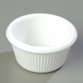 White 3 Oz Fluted Ramekin E983