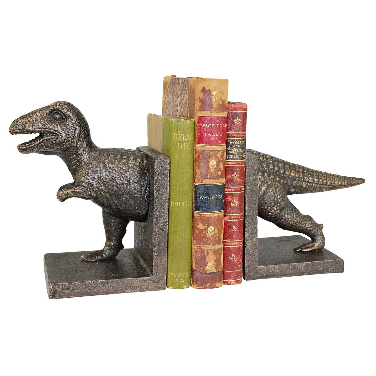Cast Iron Dinosaur Bookend Pair W497795