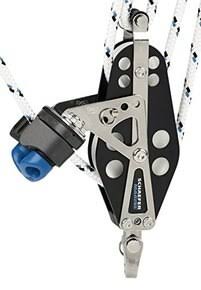 Aluminum Fiddle Block with Becket and Cam Cleat C959265