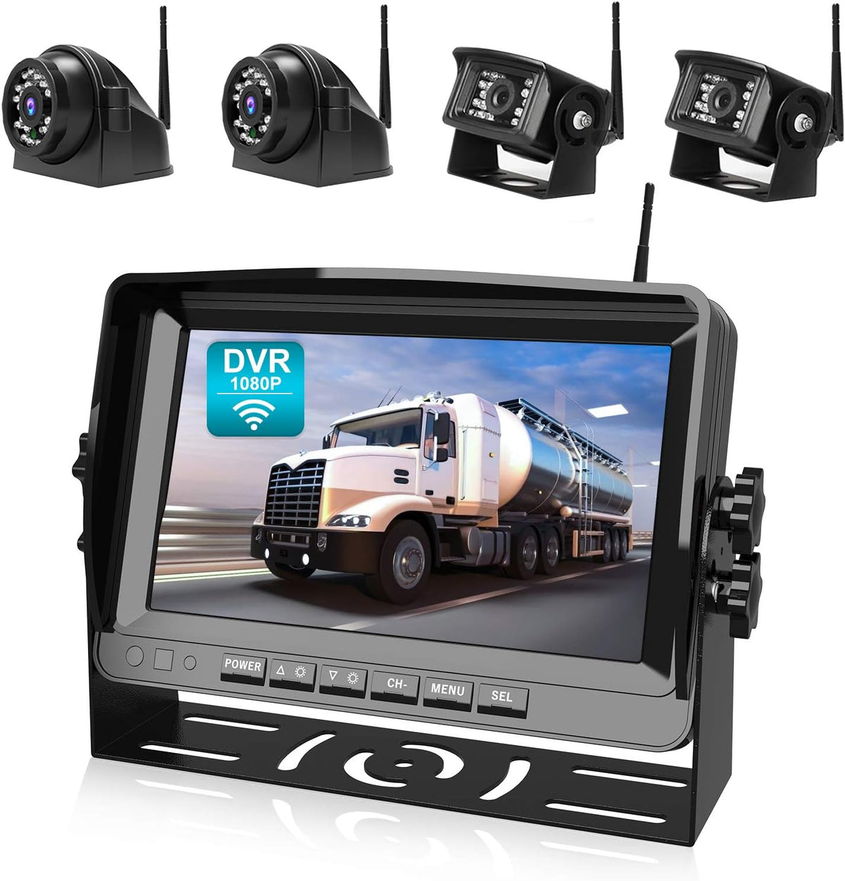 1080P 7-inch Wireless Backup Camera System I1456