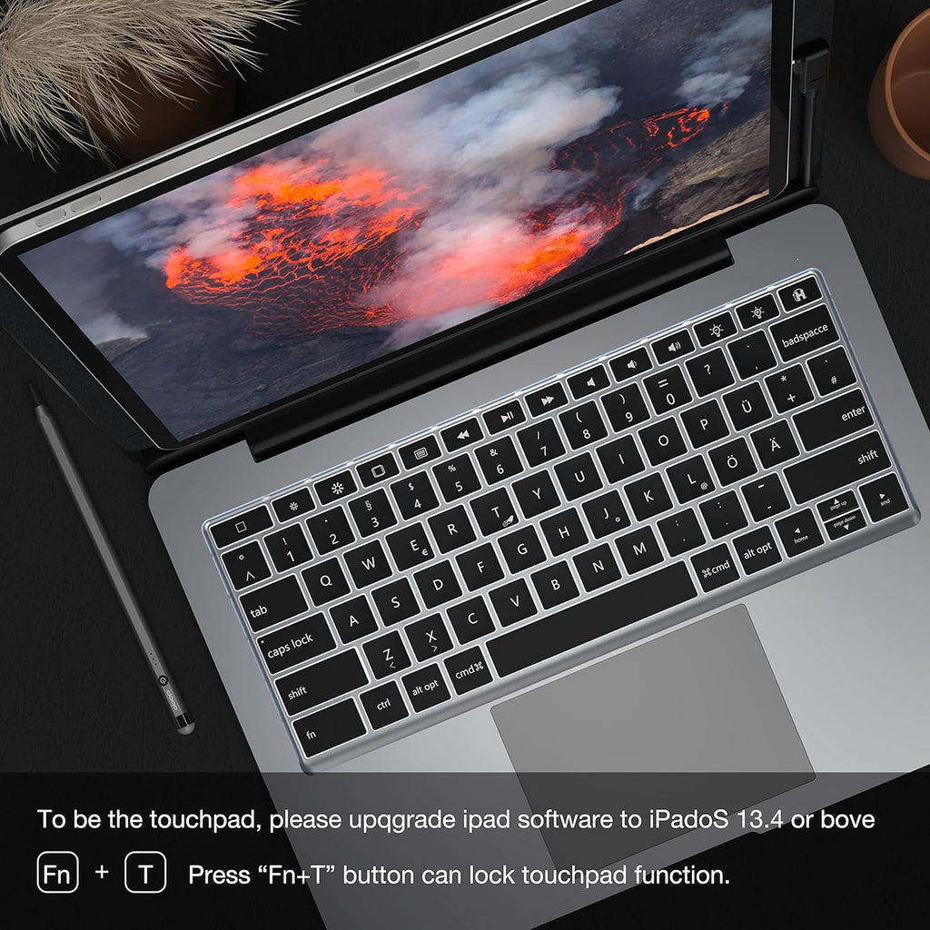 Magnetic Backlit Keyboard Case with Touchpad U519511