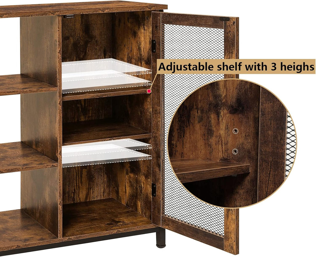 Storage Cabinet with Shelves and Door J859389