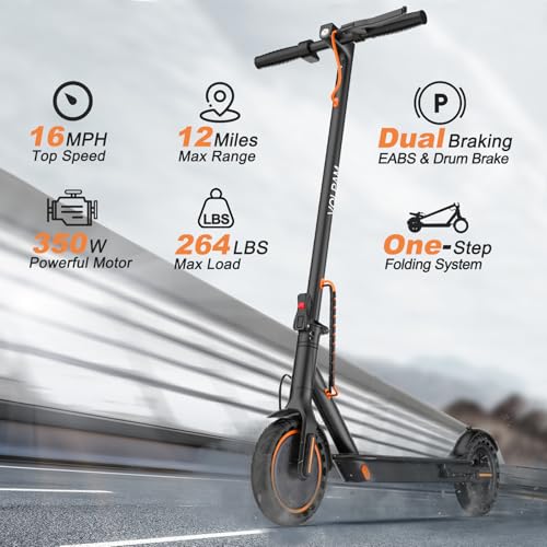 Electric Scooter, 350W/500W, 8.5"/10" Tires, Folding E-Scooter with Dual Braking N407876