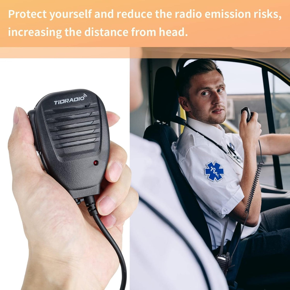 High Power 2 Way Radio with Programming Cable and Speaker Mic Pack of 2 K273