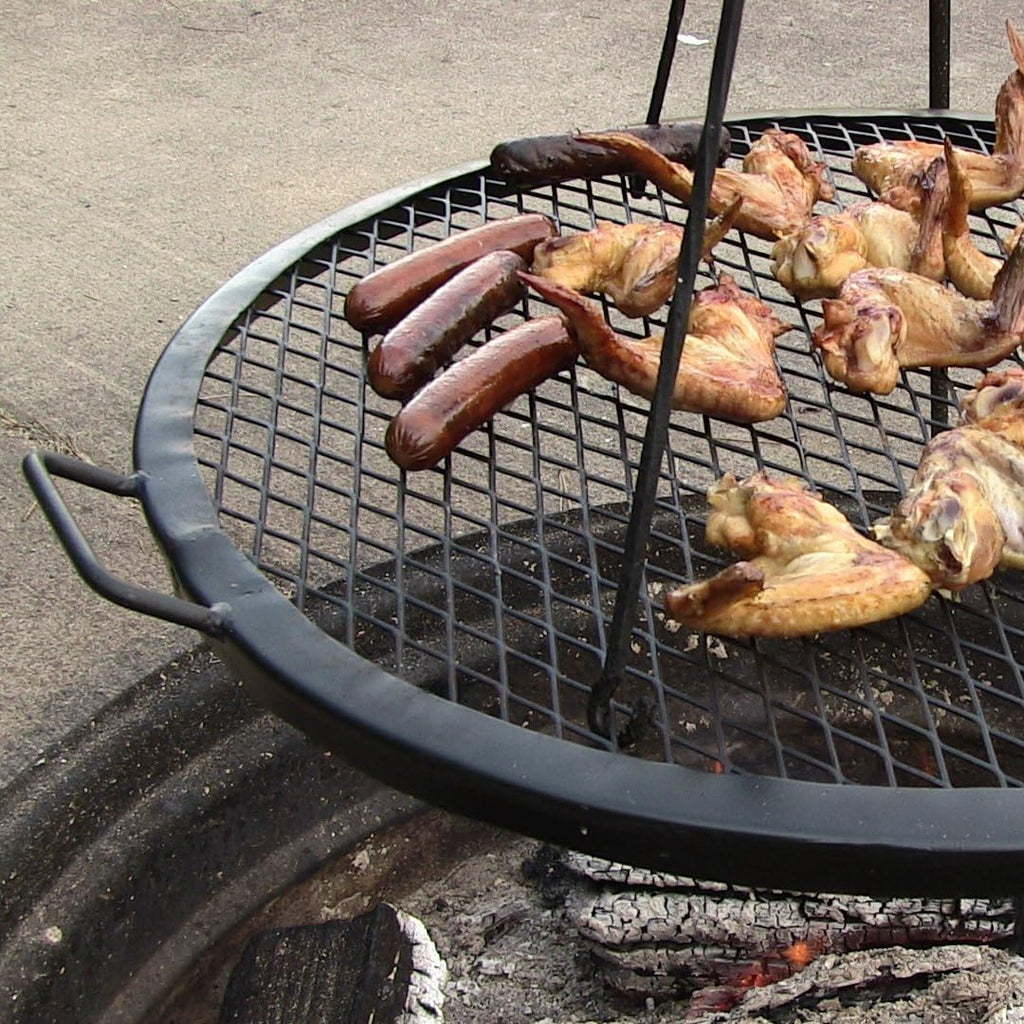 Round Heavy-Duty Steel Fire Pit Cooking Grate G7069