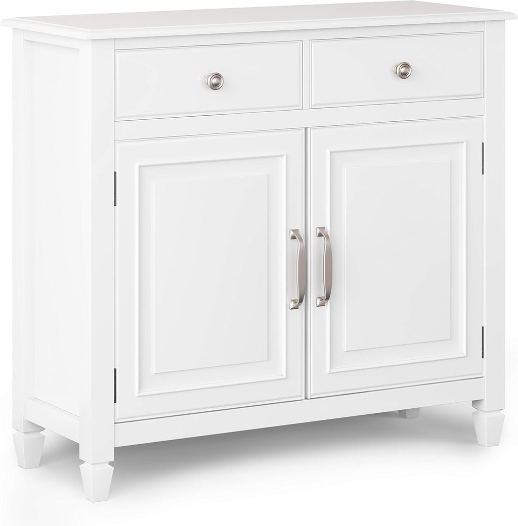 Light Golden Brown Solid Wood Storage Cabinet with 2 Drawers C836057